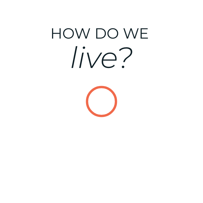 How do we live?